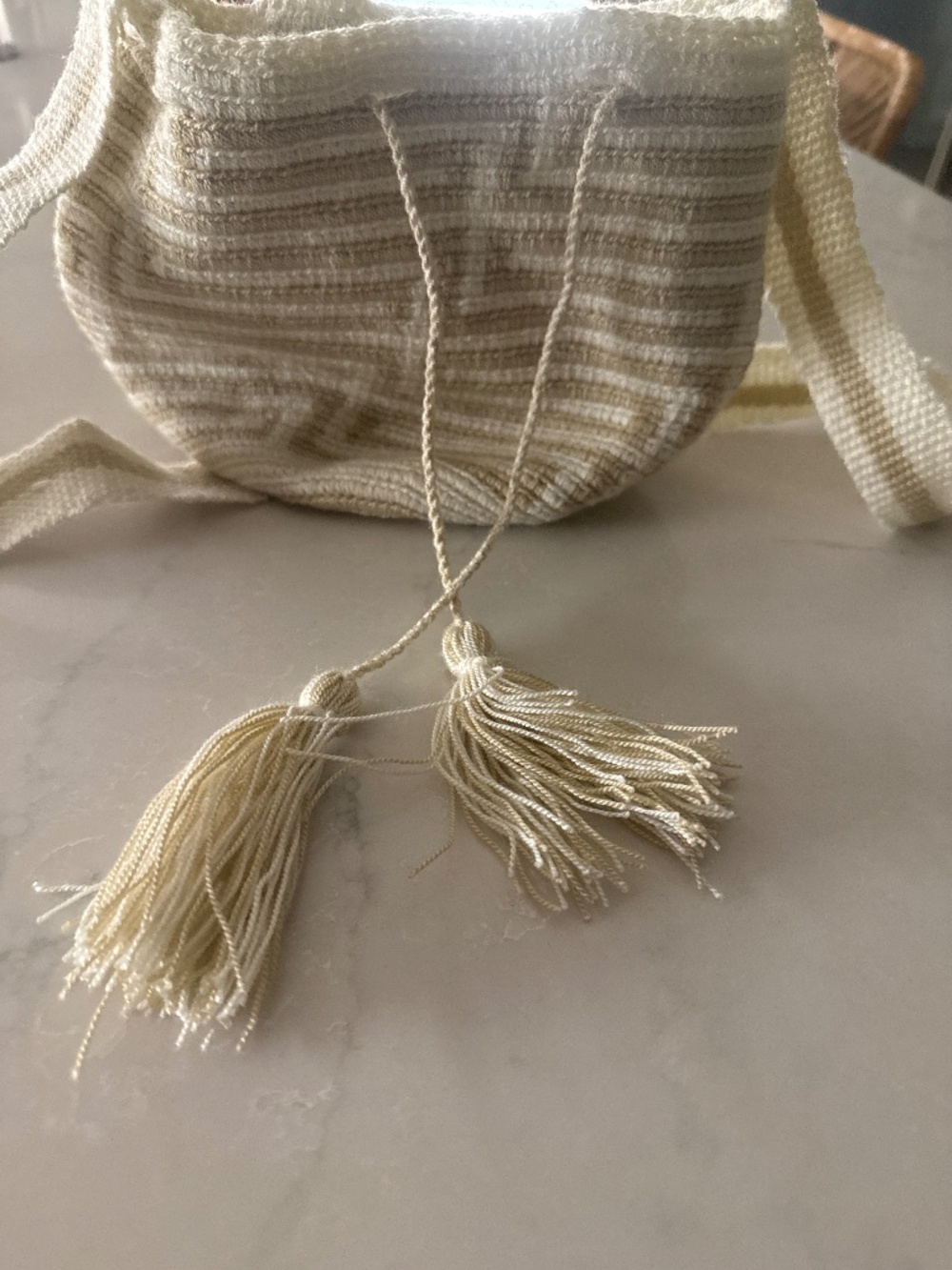 Mini knitted authentic bag from Colombia